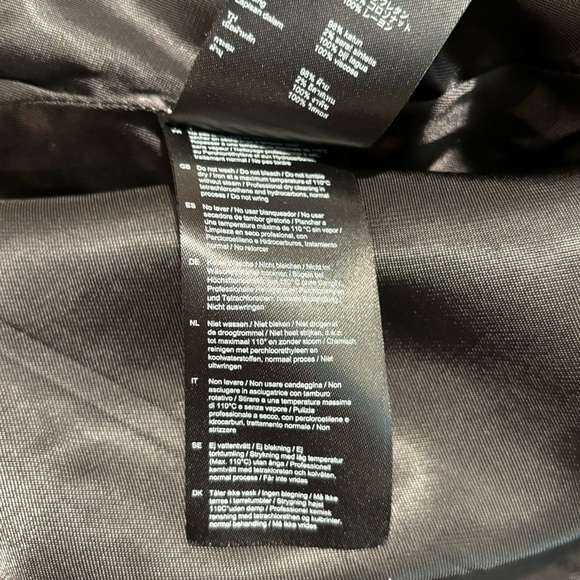 MAJE Sz 34 Camel Coloured Lined Shoulder Pads Pockets Career Casual Blazer - Picture 10 of 11